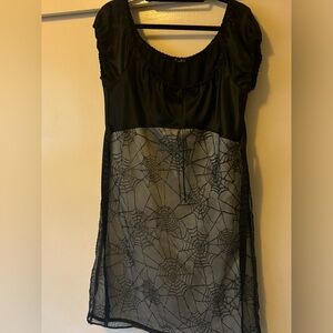 True Vintage 90s Babydoll Goth Dress from an indie brand